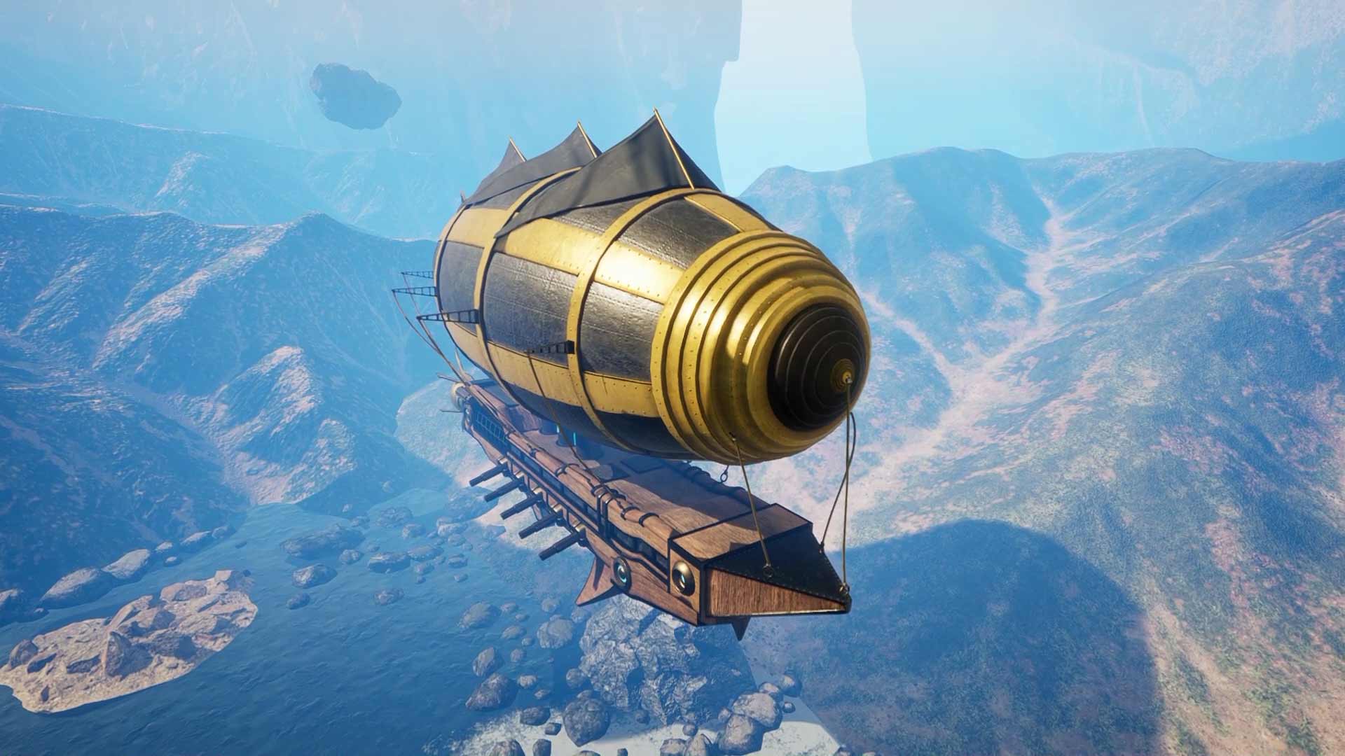 Fantasy Airship Project in Hard Surface Modelling module in Advanced Game Art Course